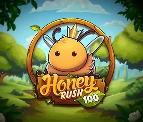 Honey Rush 100 slot visual from Play'n GO available on robocatcasinogr.gr