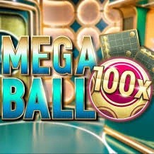 Mega Ball 100x game by Evolution – logo hosted on Robocat