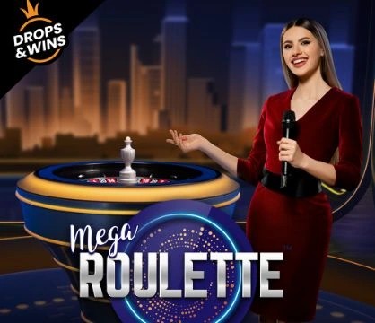 Mega Roulette logo by Pragmatic Play Robocat