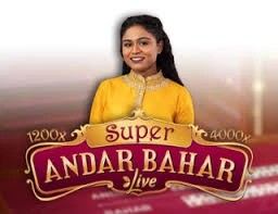 Super Andar Bahar slot visual from Evolution available on robocatcasinogr.gr