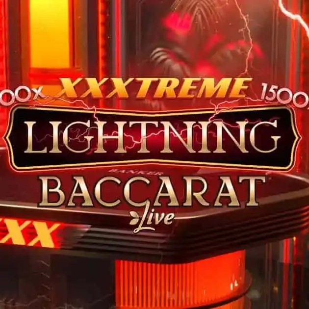 XXXtreme Lightning Baccarat logo – Live Dealer by Evolution at Robocat